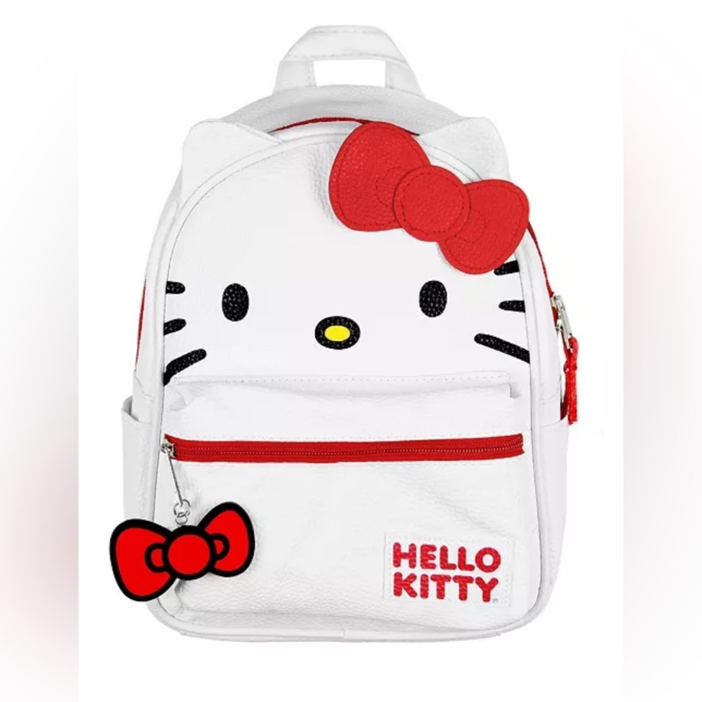Hello Kitty - NEW - Sanrio Red and White Kids Backpack